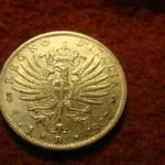Olasz ezüst 1 lira 1907 fotó