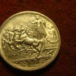 Olasz ezüst 2 lira 1916 kiváló, így ritka 10 gramm 0.835 fotó