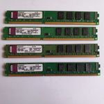 Kingston 8GB (4x2GB) DDR3 1333 MHz Low profil memória Az ár 4 darabra szól/ fotó