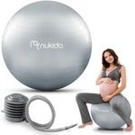 Terhességi aerobik labda 65 cm NS-951 szürke Nukido fotó