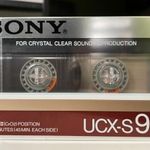 SONY UCX-S 90 1985 bontatlan, új, chrome magnókazetta, audio kazetta fotó