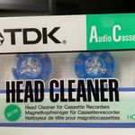 TDK HCL-11 Head Cleaner 1987, tisztító kazetta, audio kazetta új bontatlan fotó