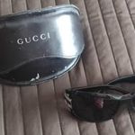 Gucci női retro napszemüveg bőrtokban (L) fotó
