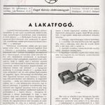 Engel Elektromos Gyár újság-Lakatfogó, 1940 XH2 fotó