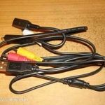 Sony VMC-MD3 USB-TV-DC multi kábel W350 TX5 W380 fotó