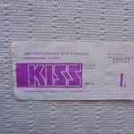 KISS koncertbelépő az első magyarországi fellépés 1988 - ból!!!!!!!!!!!!!!!!!!!!!! fotó
