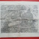 (térkép) MISKOLCZ (és környéke: Bükk hg, Diósgyőr, Sajószentpéter, Apátalva) 1886 fotó