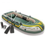 Intex Seahawk 3 set gumicsónak horgászcsónak 360kg fotó