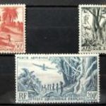 Ha Kedd Akkor FRANCIA EGYENLITOI-AFRIKA 1947 klasszikus postatiszta sor kat.ert.: 20 $ fotó