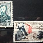 Ha Kedd Akkor FRANCIA EGYENLITOI-AFRIKA 1951 klasszikus postatiszta sor kat.ert.: 10 $ fotó