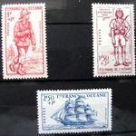 Ha Kedd Akkor Francia Gyarmat FRANCIA OCEANIA 1941 klasszikus postatiszta sor kat.ert.: 8 $ fotó