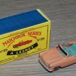 Matchbox (MOKO) #39 Ford Zodiac Convertible - EZÜST műanyag kerék (utángyártott doboz) fotó