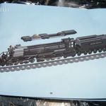 Lepin Creator Expert Vonat Union Pacific 4000 Train Big Boy gőzmozdony 1610db + lego mágnes ÚJ BP fotó