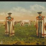 Hortobágy (Debrecen), ökörgulya pásztorokkal fotó
