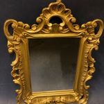 Aranyotott barokk, falitükör - Egy remekül használható díszes aranyozott tükör fotó