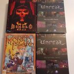 Unreal 1., Diablo 2., Escape From Monkey Island DOBOZOS PC játékok fotó