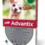 Advantix® 1 db spot on 4 kg alatti kutyáknak 1x0, 4 ml fotó