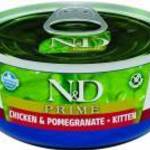 N&D Cat Prime Kitten csirke&gránátalma konzerv 70g - N&D Farmina fotó