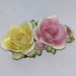 Antik virág rózsa forma porcelán fotó