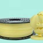 AzureFilm filament PLA banana yellow pastel, 1, 75 mm, 1 kg fotó