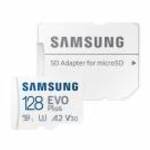 Samsung 128GB microSDXC EVO Plus Class10 U3 A2 V30 + adapterrel fotó