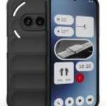 Szilikon telefonvédő (ütésállóság, kameravédő, 3D) FEKETE Nothing Phone (2a) - gigapack fotó
