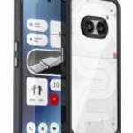 Műanyag telefonvédő (szilikon keret, ütésállóság, átlátszó hátlap) FEKETE Nothing Phone (2a) - gigap fotó