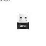 Hoco UA6 OTG adapter USB A - Type C, fekete fotó