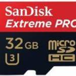 SanDisk 32GB MicroSDHC UHS-I MicroSD Class 3 memóriakártya fotó