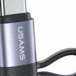 USAMS adapter AU17 Lightning - USB-C 30W acél SJ677LN01 (US-SJ677) fotó