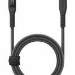 ENERGEA kabel Flow USB-C - USB-C digitális kijelző 1.5m fekete 240W 5A PD gyorstöltés fotó
