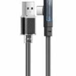 Kábel USB-C USB-C Mcdodo CA-3423 90 fokos 1.8mLED (fekete) fotó