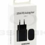 Fali töltő Samsung Ep-Ta800Nbegeu 25W Usb-C gyors töltés fekete eredeti dobozban fotó