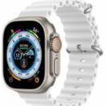 DUX DUCIS Ocean Wave - sport szilikon szíj Apple Watch 42/44/45mm fehér - Dux Ducis fotó
