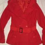 olasz piros átmeneti kabát h: 65 cm mb: 92 cm 38 / 40-s fotó