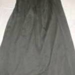 fekete gyöngyös nyakpántos maxi muszlin ruha 16-s új címkés fotó