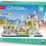 3D puzzle: City Line Bajorország 178 db-os - CubicFun fotó
