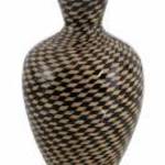Váza Fekete Bézs szín Bambusz 28 x 28 x 46 cm MOST 56623 HELYETT 41644 Ft-ért! fotó