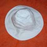 aranyos fehér kalap 0-3 hó 56-62 cm TU fotó