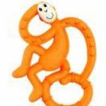 Mini táncoló Rágómaki - narancssárga - rágóka fogzásra - Matchstick Monkey fotó