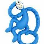 Mini táncoló Rágómaki - kék - rágóka fogzásra - Matchstick Monkey fotó