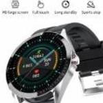 Új, KUMI GW16T Unisex okos óra, szilícium/ötvözet, Android/iOS(fekete) szuper áron! fotó