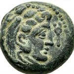 Alexander III & Philip III (Kr.e. 323) Tarsos, Herakles, ókori görög bronz, Nagy Sándor, Philipposz fotó