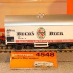 H0-ás Primex 4548 kisszériás "Beck's" hűtőkocsi, 2t-es, DB, hibátlan, jó állapotban !!! fotó