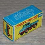 Matchbox (Regular Wheels) #49 Mercedes Unimog eredeti doboz! fotó