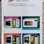 Sharp mikrohullámú sütők prospektus 1990-es évek eleje / Euro-Profil fotó