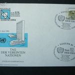 Német emlékboríték - Postai Világkongresszus - Hamburg 1984 - UNO nap fotó