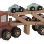 Egmont Toys fa játék kamion kisautókkal fotó