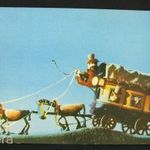 Foky Otto bábos mese képeslap lovaskocsival fotó