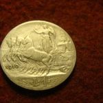 Olasz ezüst 1 lira 1910 fotó